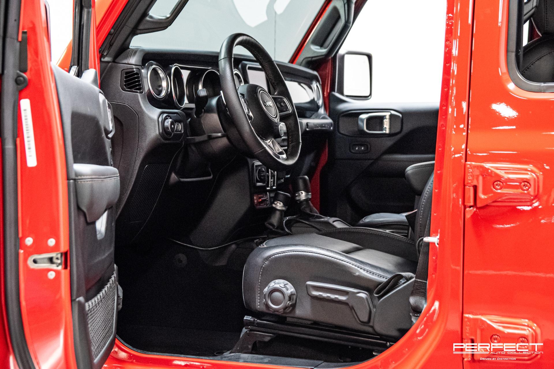 Jeep Wrangler JK 4 Door Red GTB Leather Interior