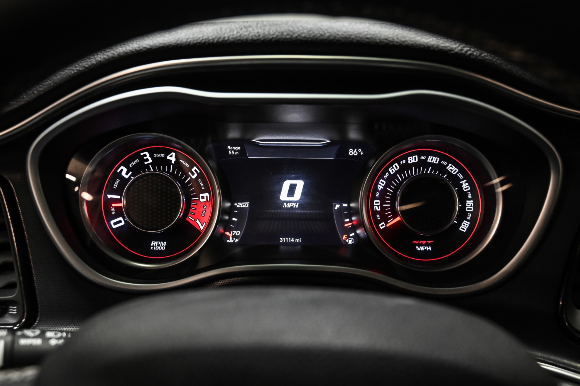 2015 Dodge Challenger SRT Hellcat tachometer gauge